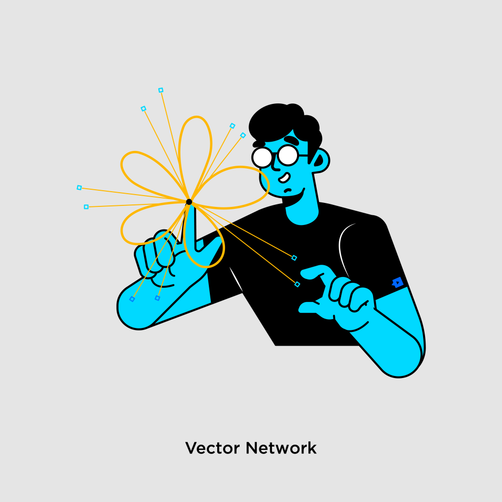 Tính năng của Figma - Vector Network